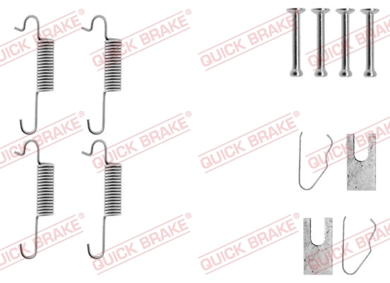Accessory Kit, brake shoes